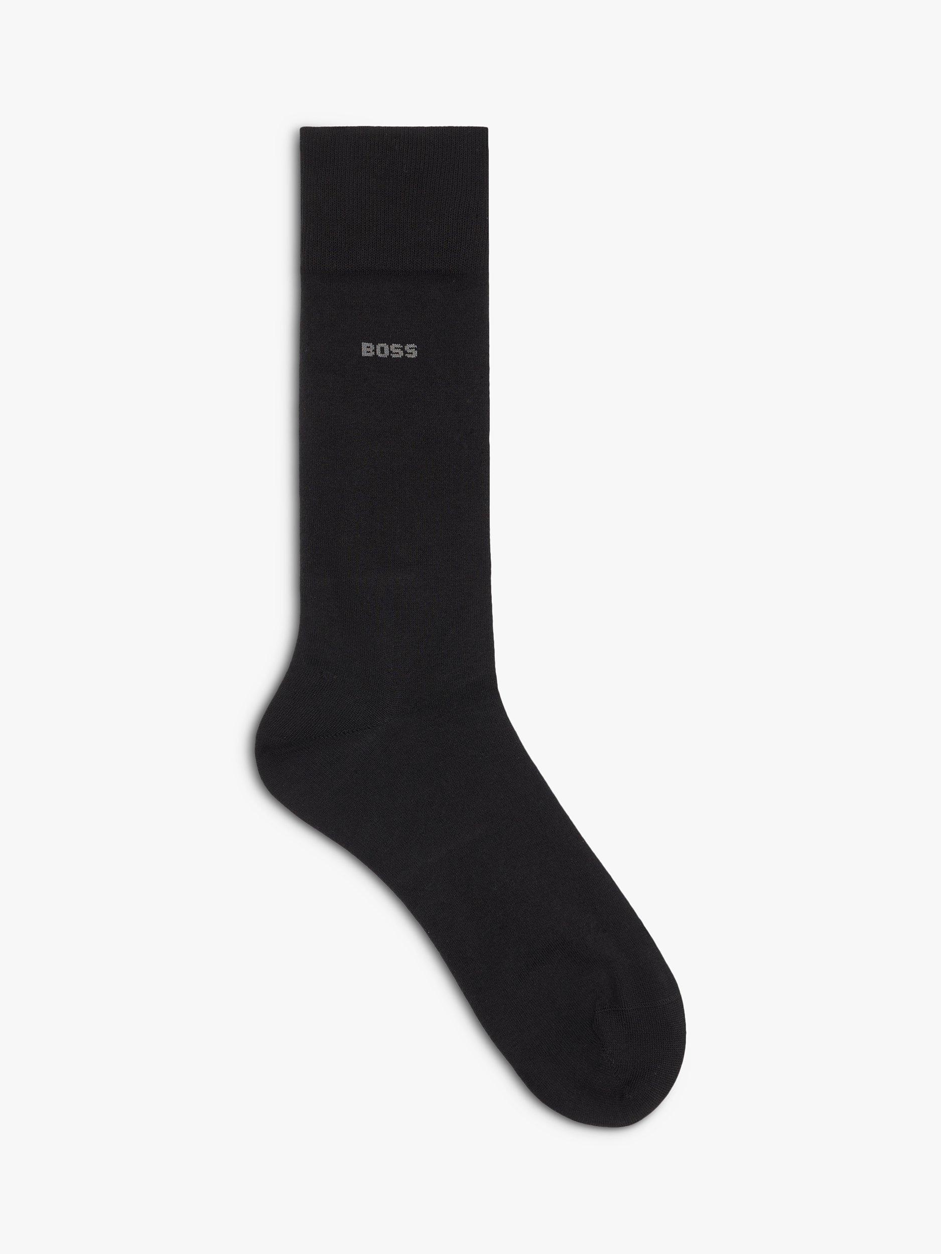 BOSS Marc Soft Cotton Socks, Black