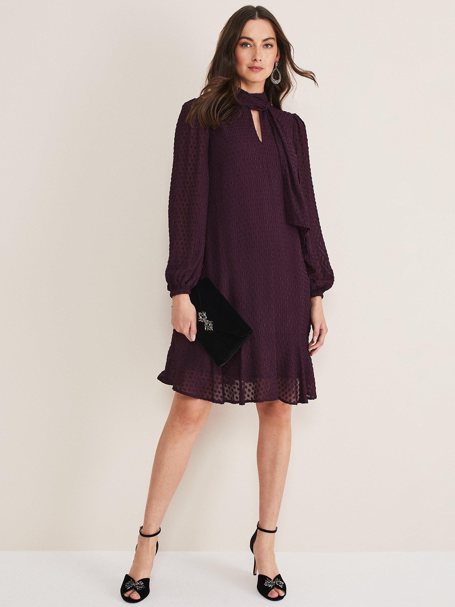 Phase Eight Everly Textured Swing Dress