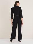 Phase Eight Kylie Tuxedo Jumpsuit, Black