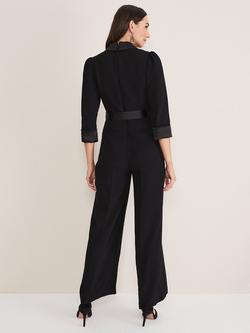 Phase Eight Kylie Tuxedo Jumpsuit, Black - view 2, Black