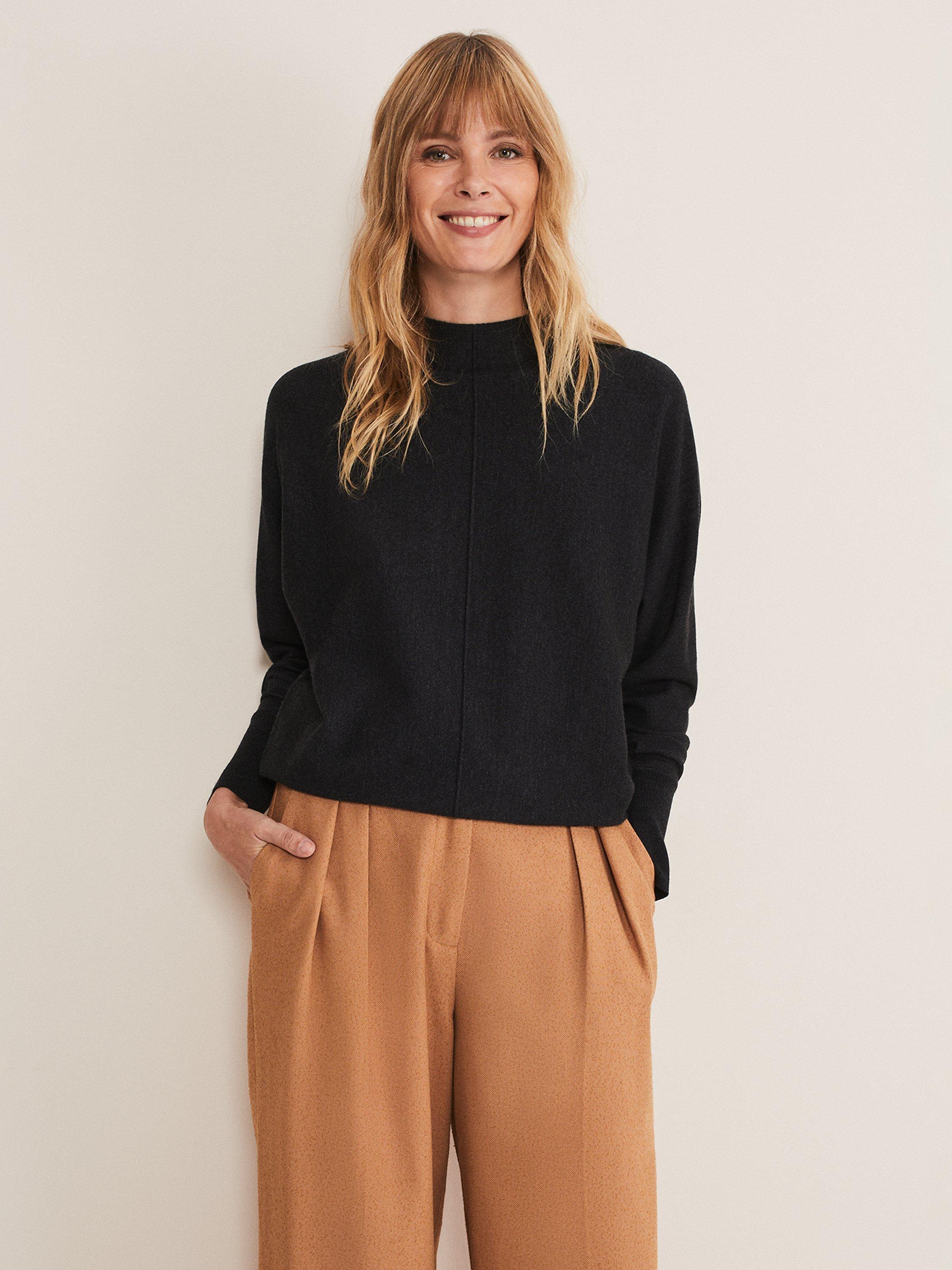 Phase Eight Button Cuff Easy Jumper
