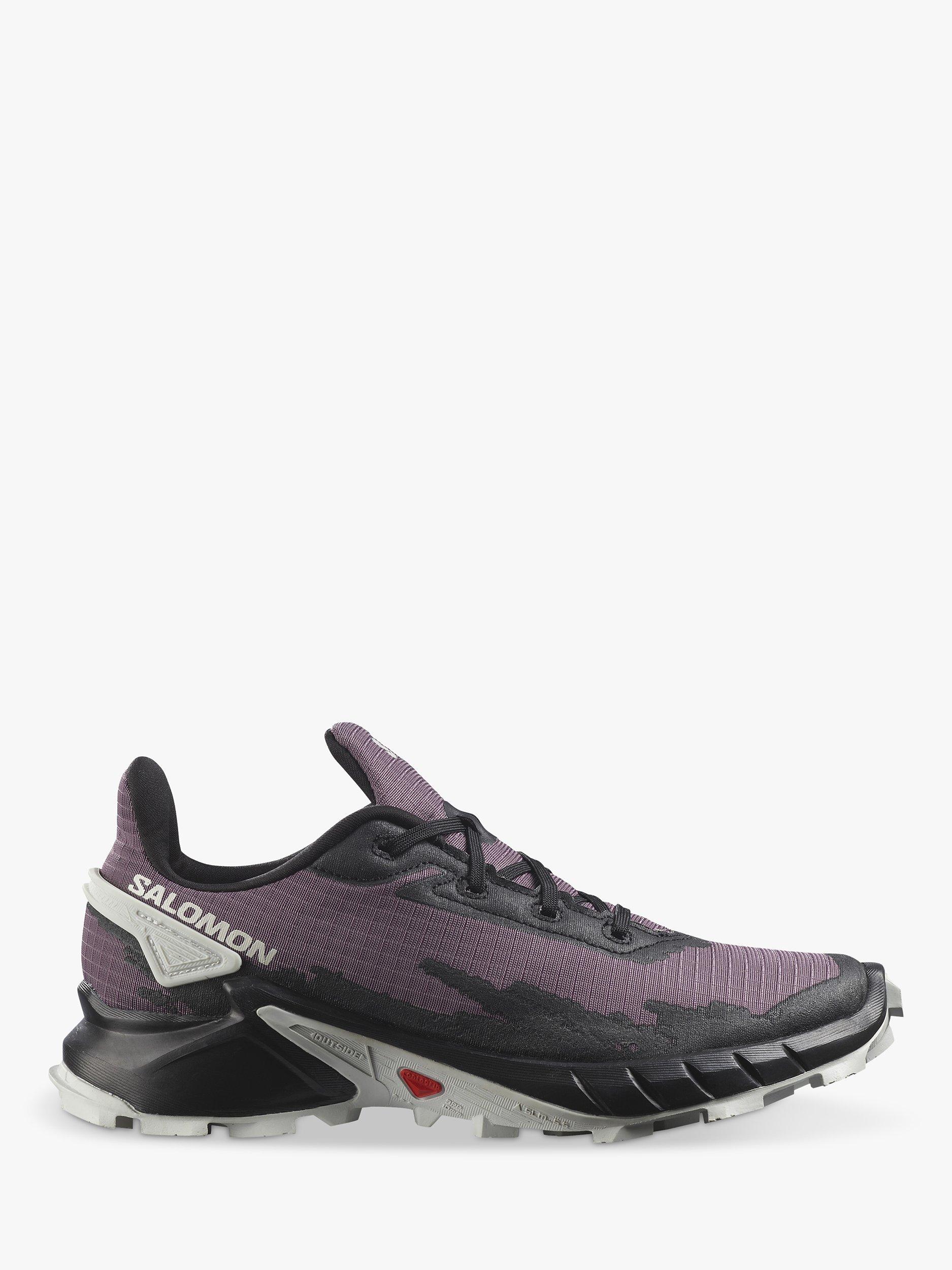 Salomon Alphacross 4 Women's Trail Running Shoes, Black/Lunar Rock