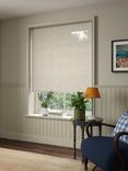 John Lewis Linen Sheer Roller Blind, Natural