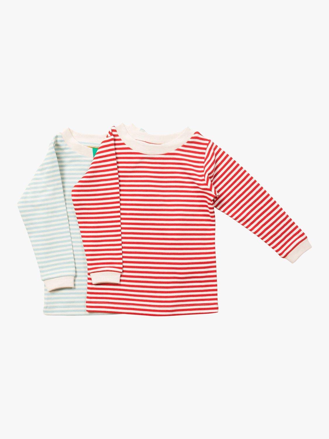 Little Green Radicals Baby's Striped Jersey Top, Pack of 2, Multi