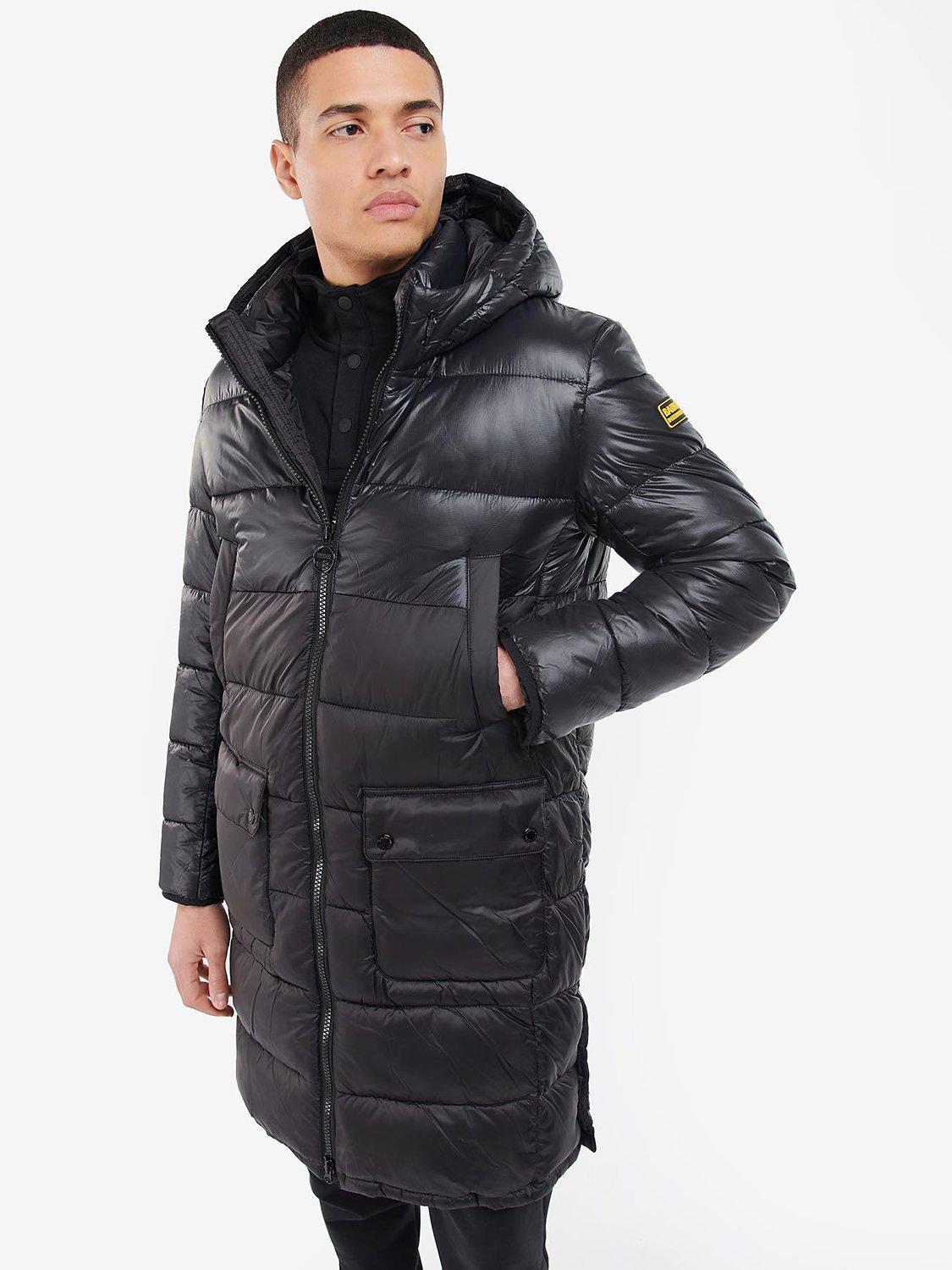 Barbour International Balfour Quilted Parka, Black