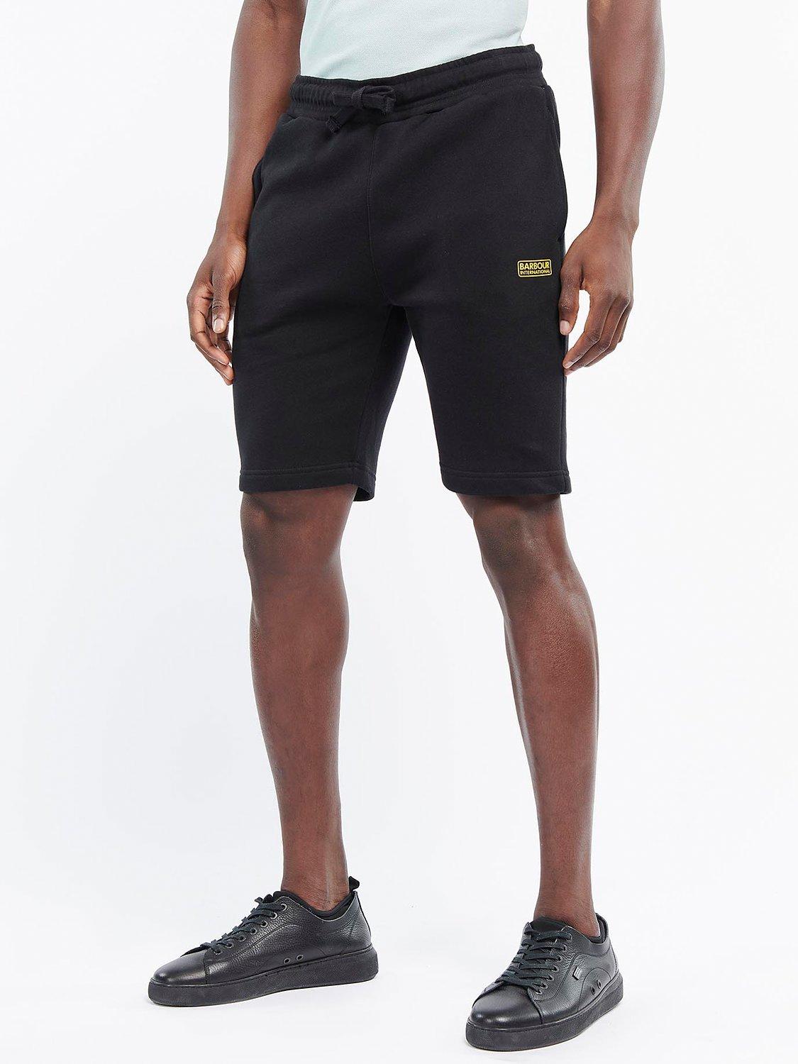Barbour International Sport Track Shorts, Black