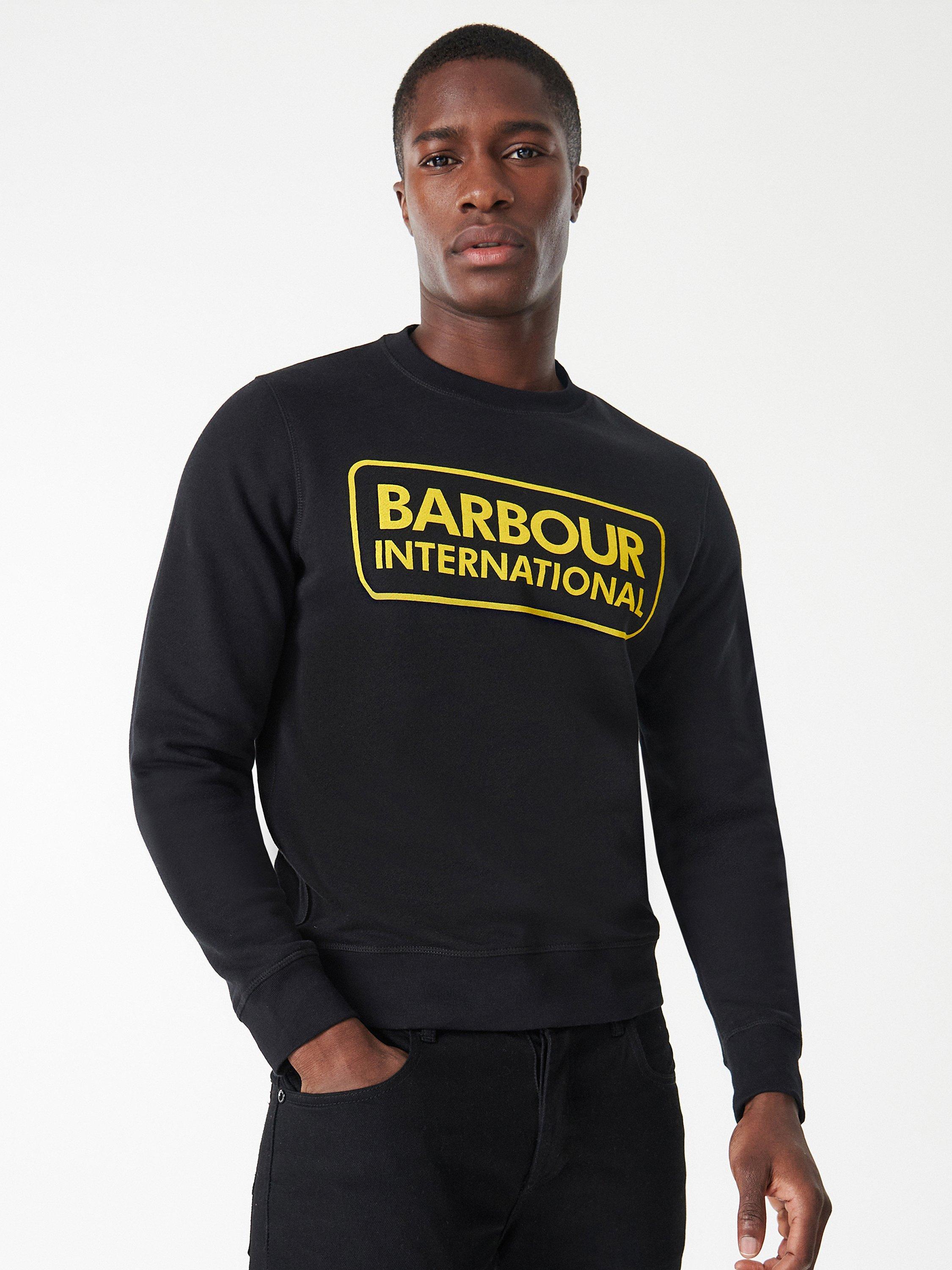 Barbour International Large Logo Sweatshirt, Black