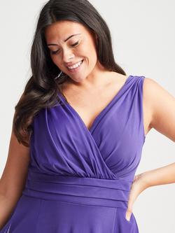 Scarlett & Jo Nancy Marilyn Maxi Dress - view 2, Purple