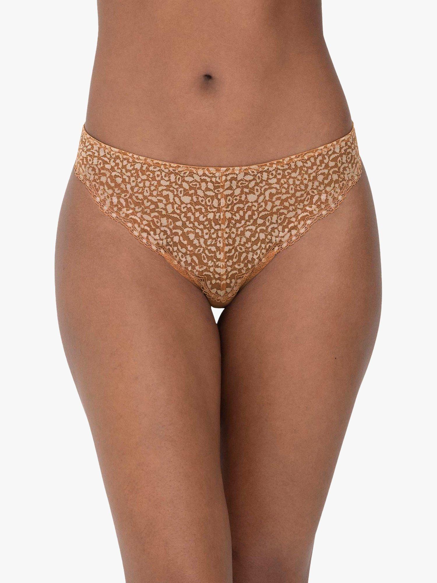 Skarlett Blue Rouse Thong, Ginger/Ivory