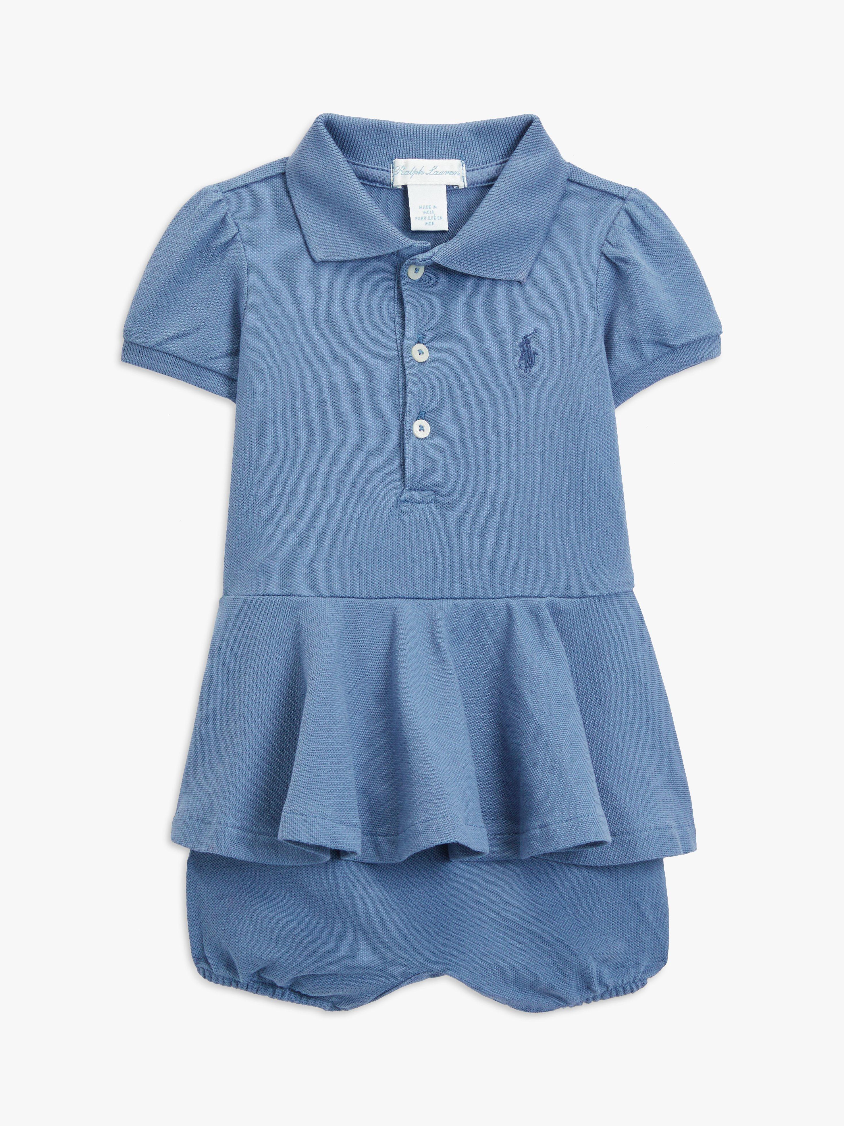 Baby Logo Shortall, Capri Blue
