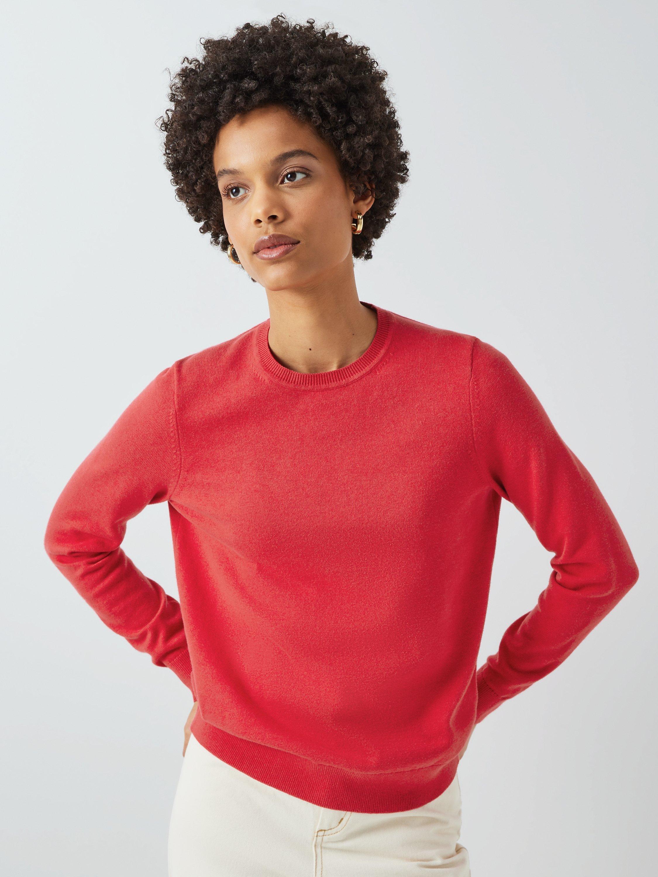John Lewis Cotton Crew Neck Jumper