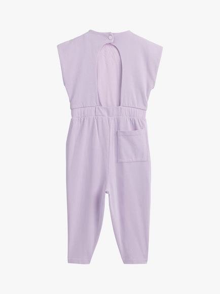 Whistles Kids' Joni Open Back Jumpsuit - view 2, Lilac