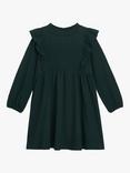 Whistles Kids' Una Tunic Dress, Dark Green