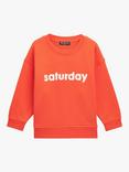 Whistles Kids' Saturday Sweatshirt, Red