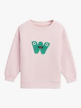 Whistles Kids' Monster Embroidered Sweatshirt