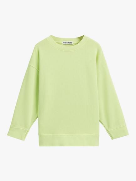 Whistles Kids' Sawyer Sweatshirt, Lime, Lime