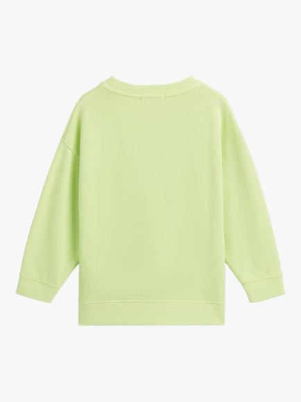 Whistles Kids' Sawyer Sweatshirt, Lime - view 2, Lime