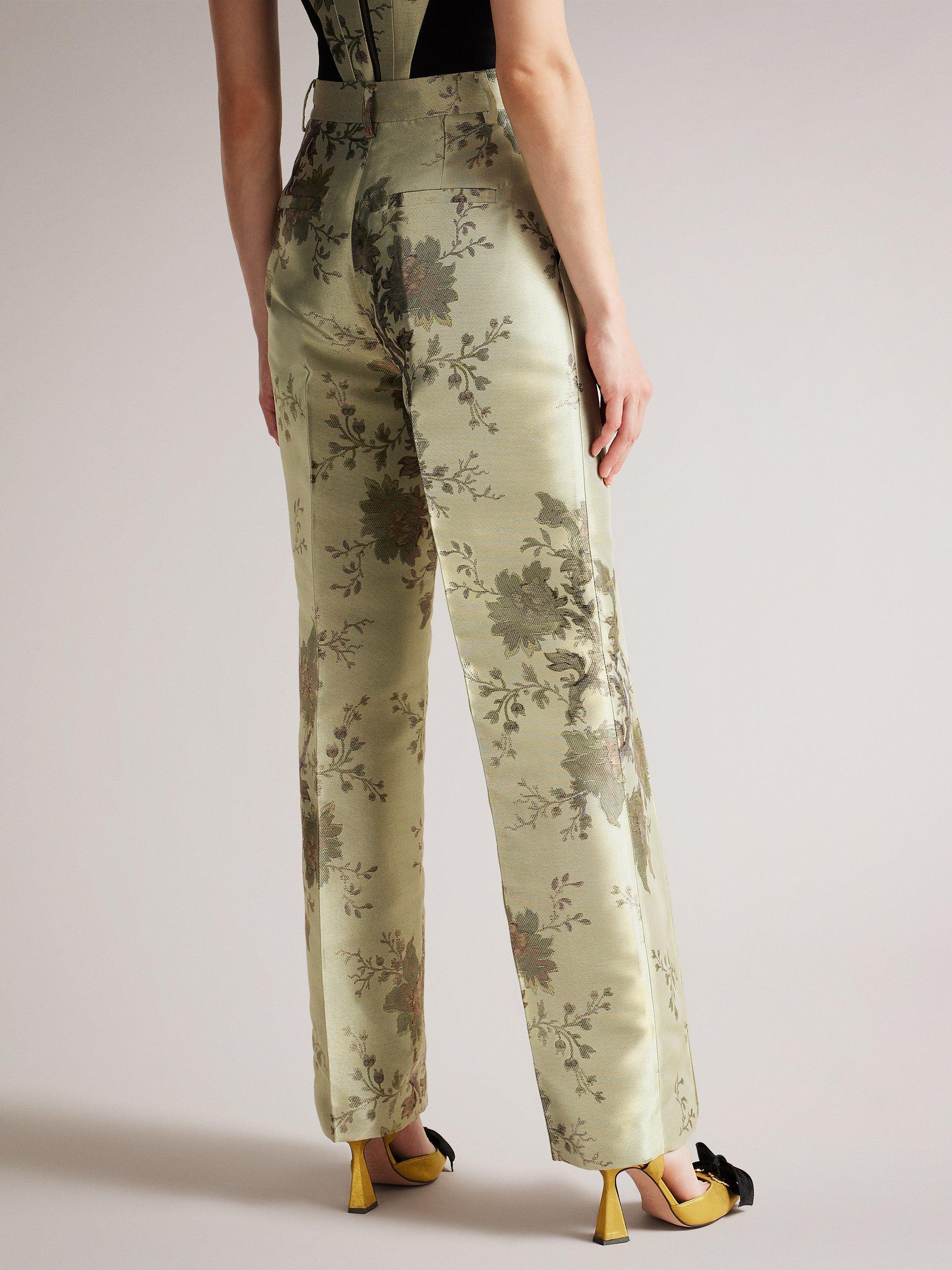 Ted Baker Charlow Wide Leg Trousers, Camel
