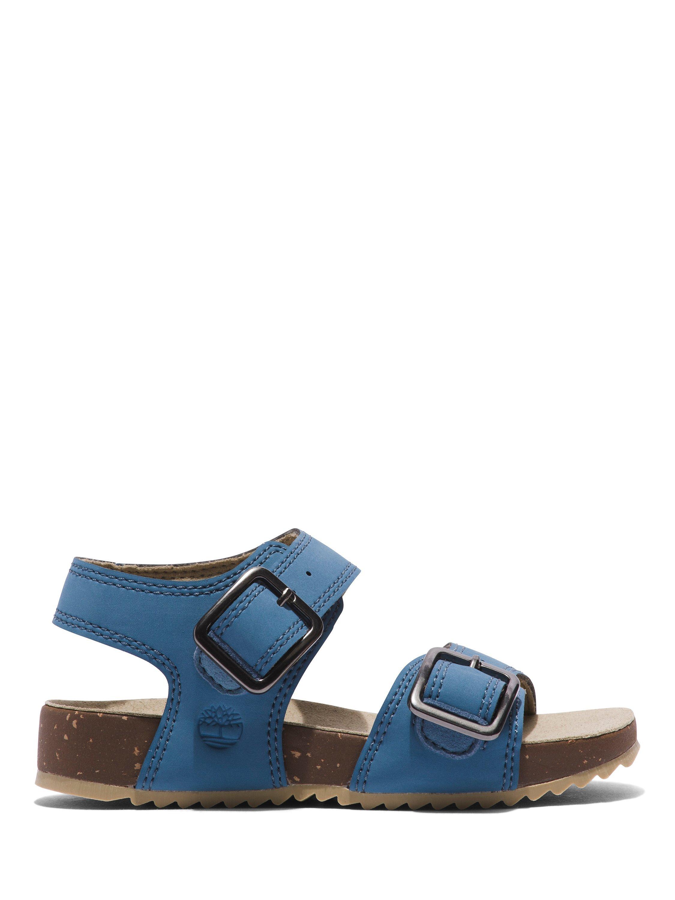 Timberland Kids' Castle Island Buckle Sandals, Medium Blue