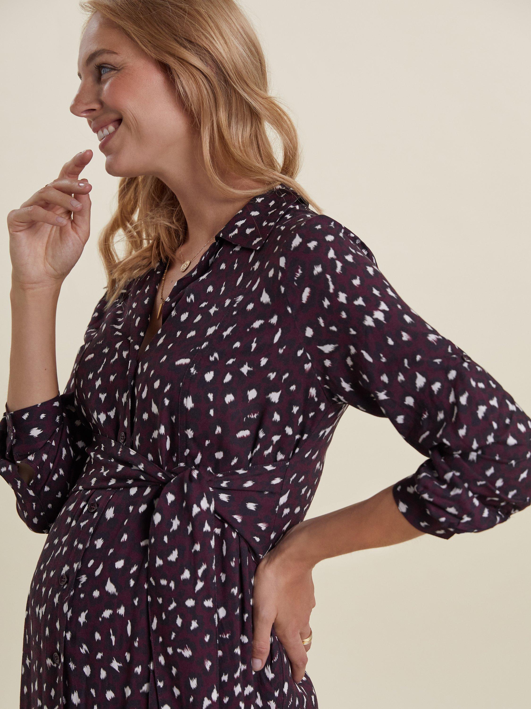 Isabella Oliver Kelsy Maternity Dress, Dark Cherry