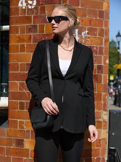 Isabella Oliver Lisbeth Maternity Blazer, Caviar Black, Caviar Black