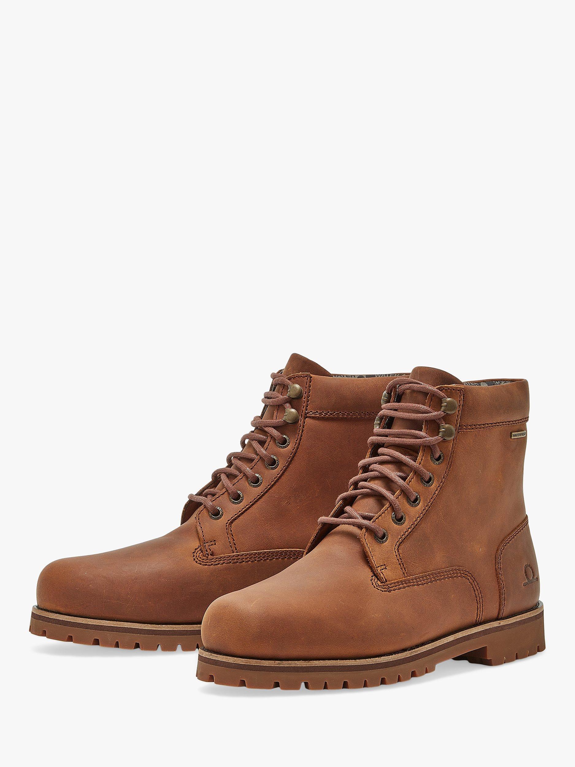 Product image 4 of 4, which shows Chatham Standen Leather Ankle Boots, Walnut, 6S