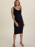 Isabella Oliver Araminta Maternity Knee Length Dress, Caviar Black