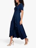 Alie Street Waterfall Maxi Wrap Dress