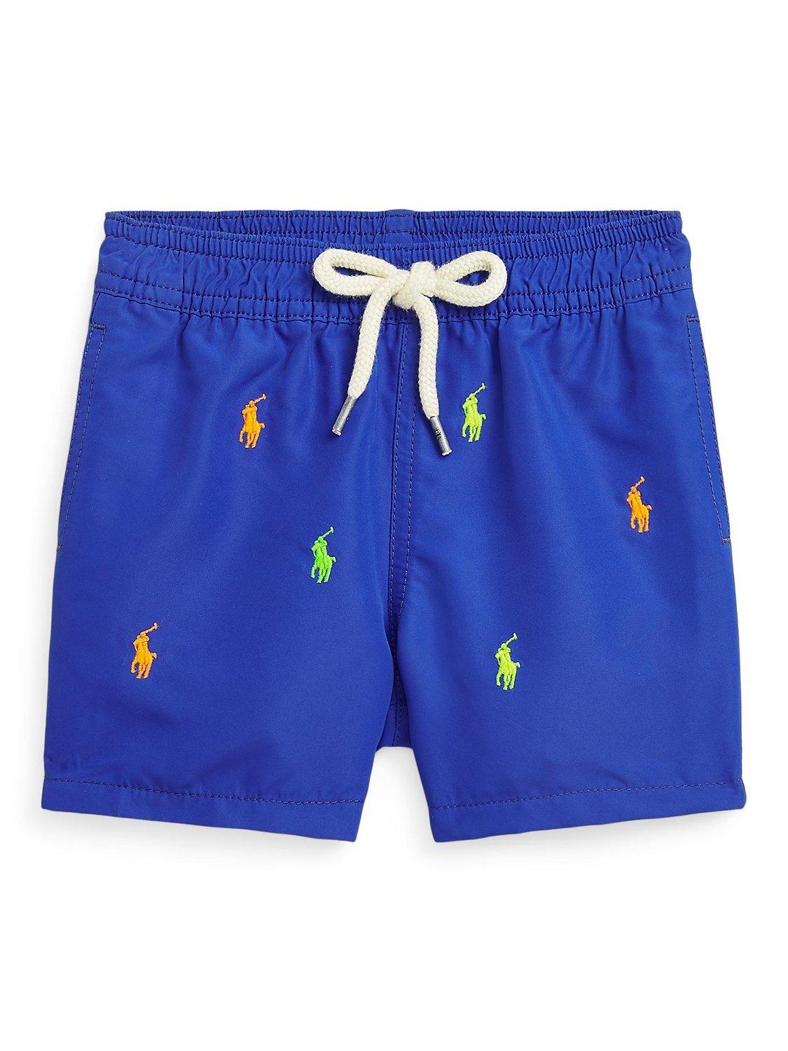 Ralph Lauren Baby Logo Swim Shorts, Rugby Royal Blue