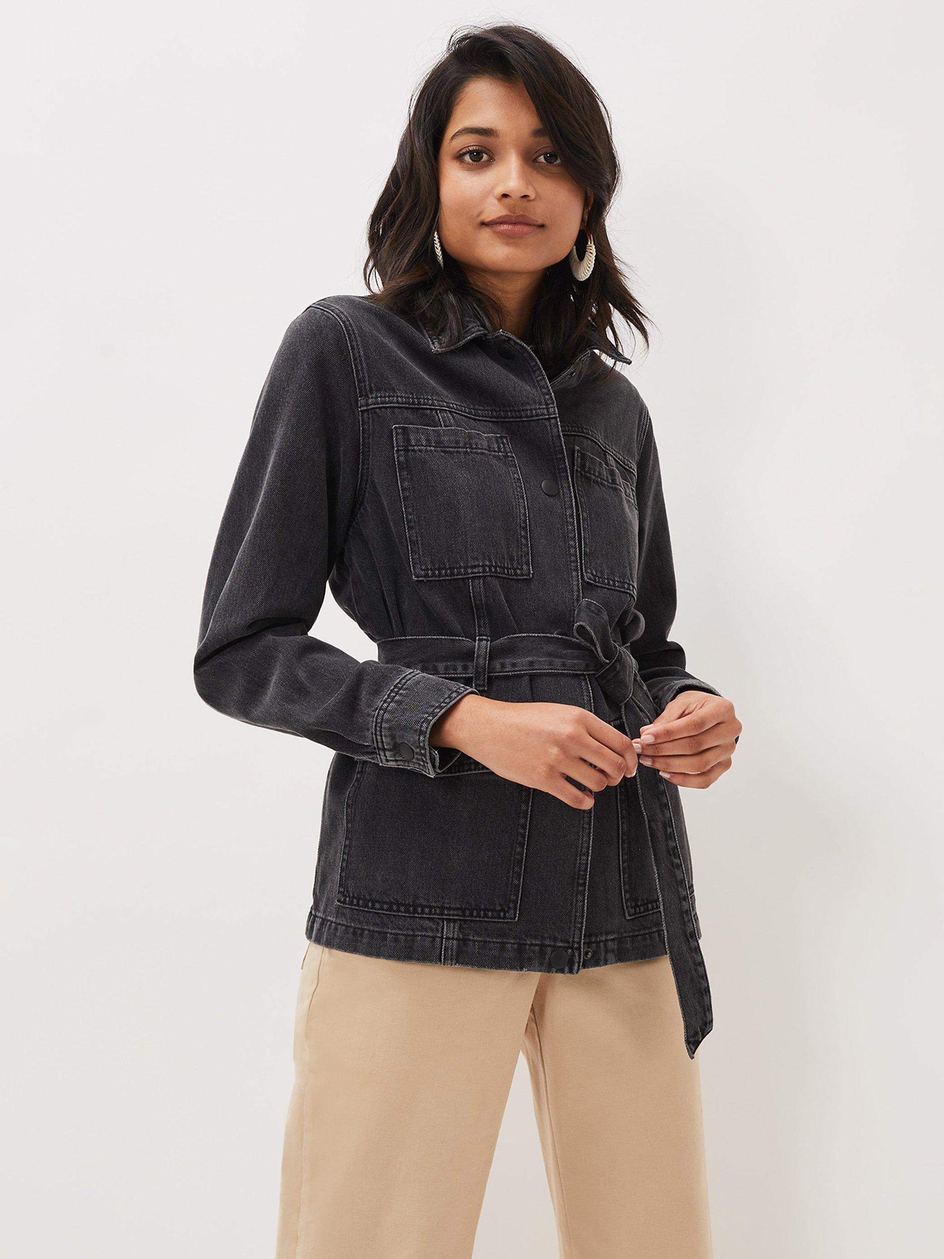 Phase Eight Jannah Denim Belted Shacket