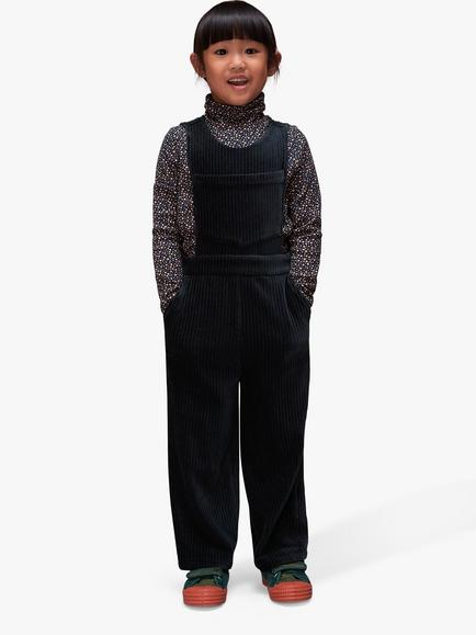 Whistles Kids' Kitty Corduroy Dungarees, Navy, Navy