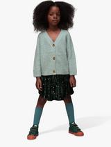 Whistles Kids' Textured Wool Blend Cardigan