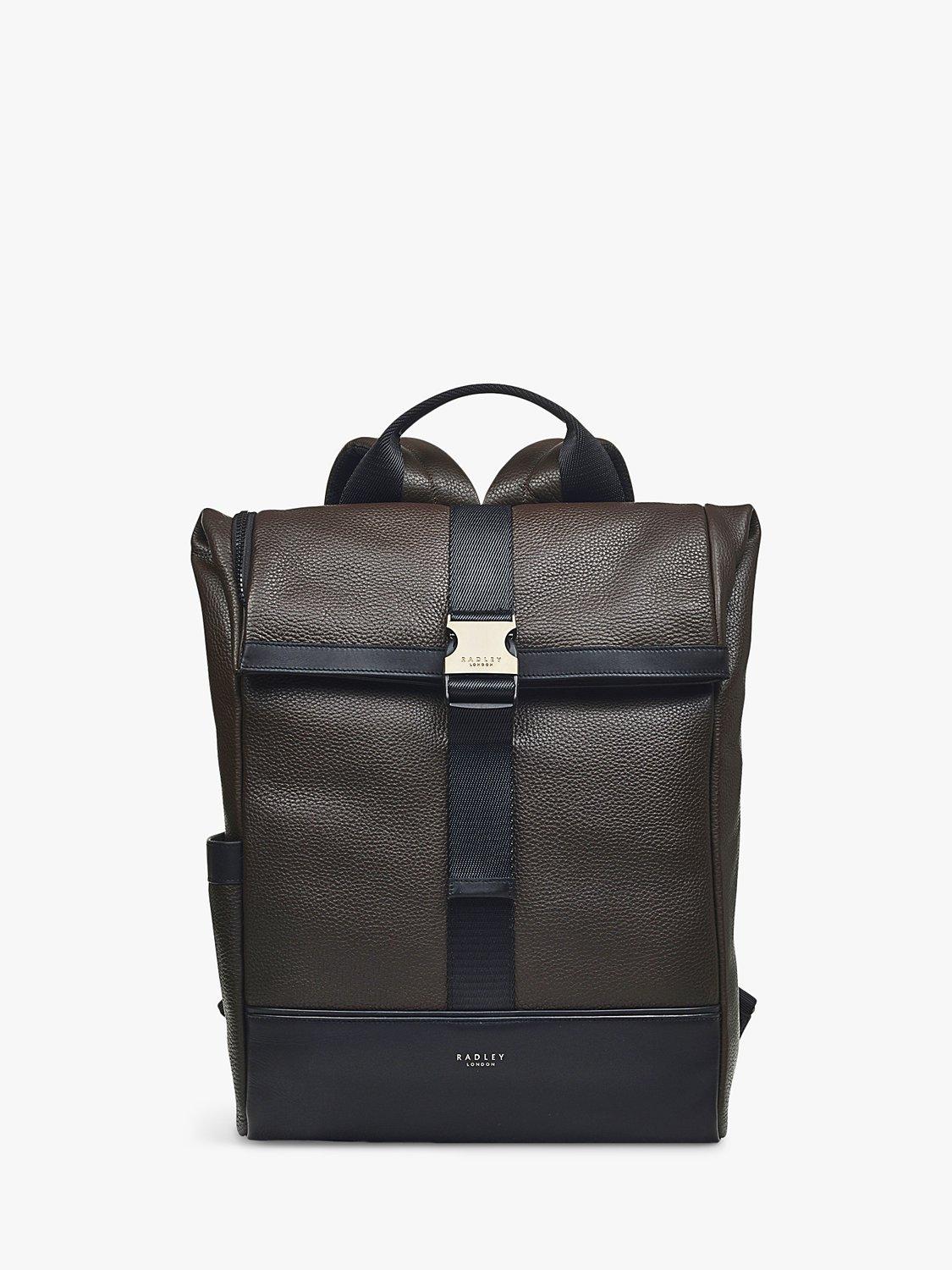 Radley Redchurch Street Large Flapover Backpack, Dark Oak