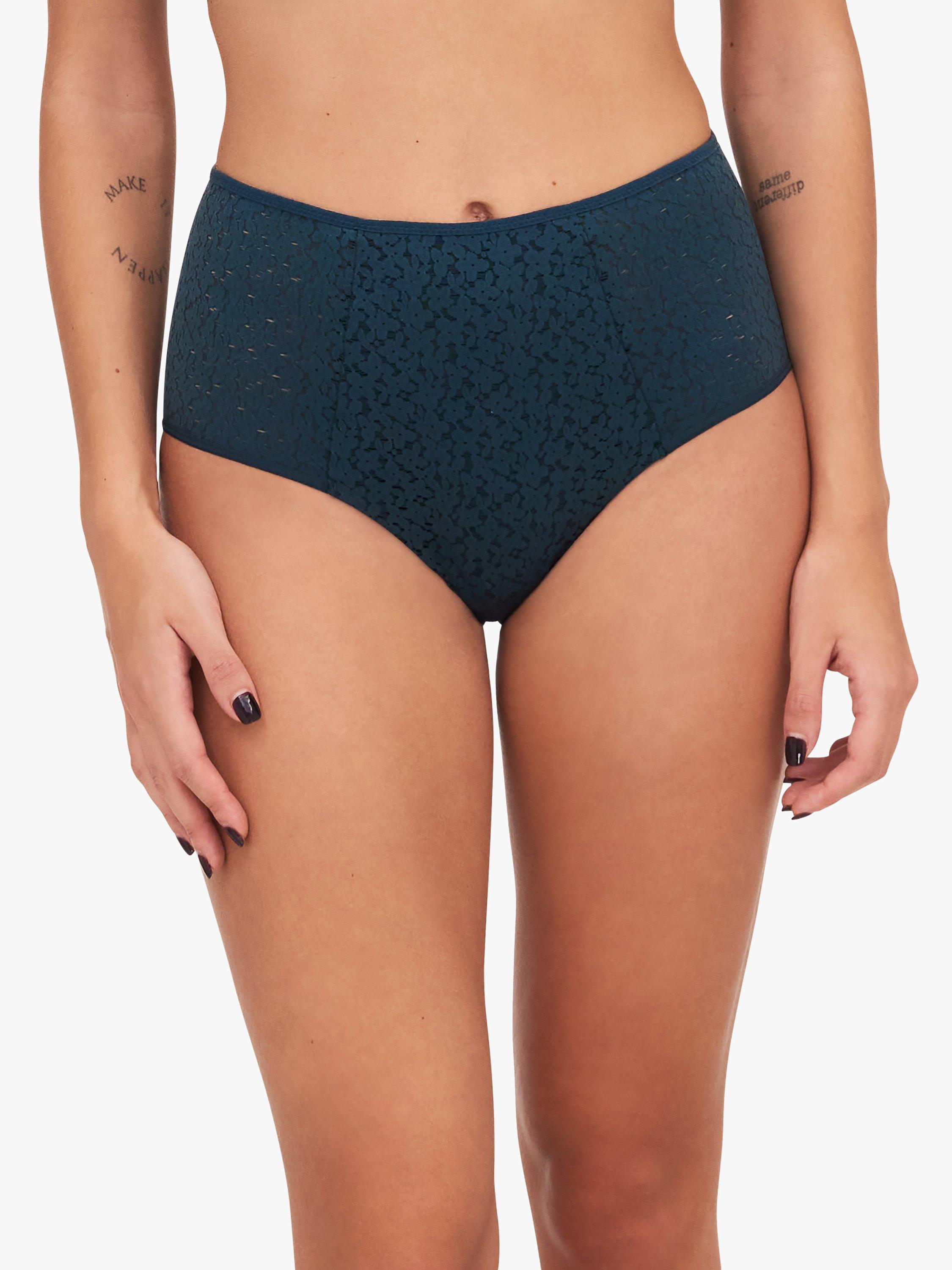 Femilet Norah Soft Feel High Waist Knickers, Peacock