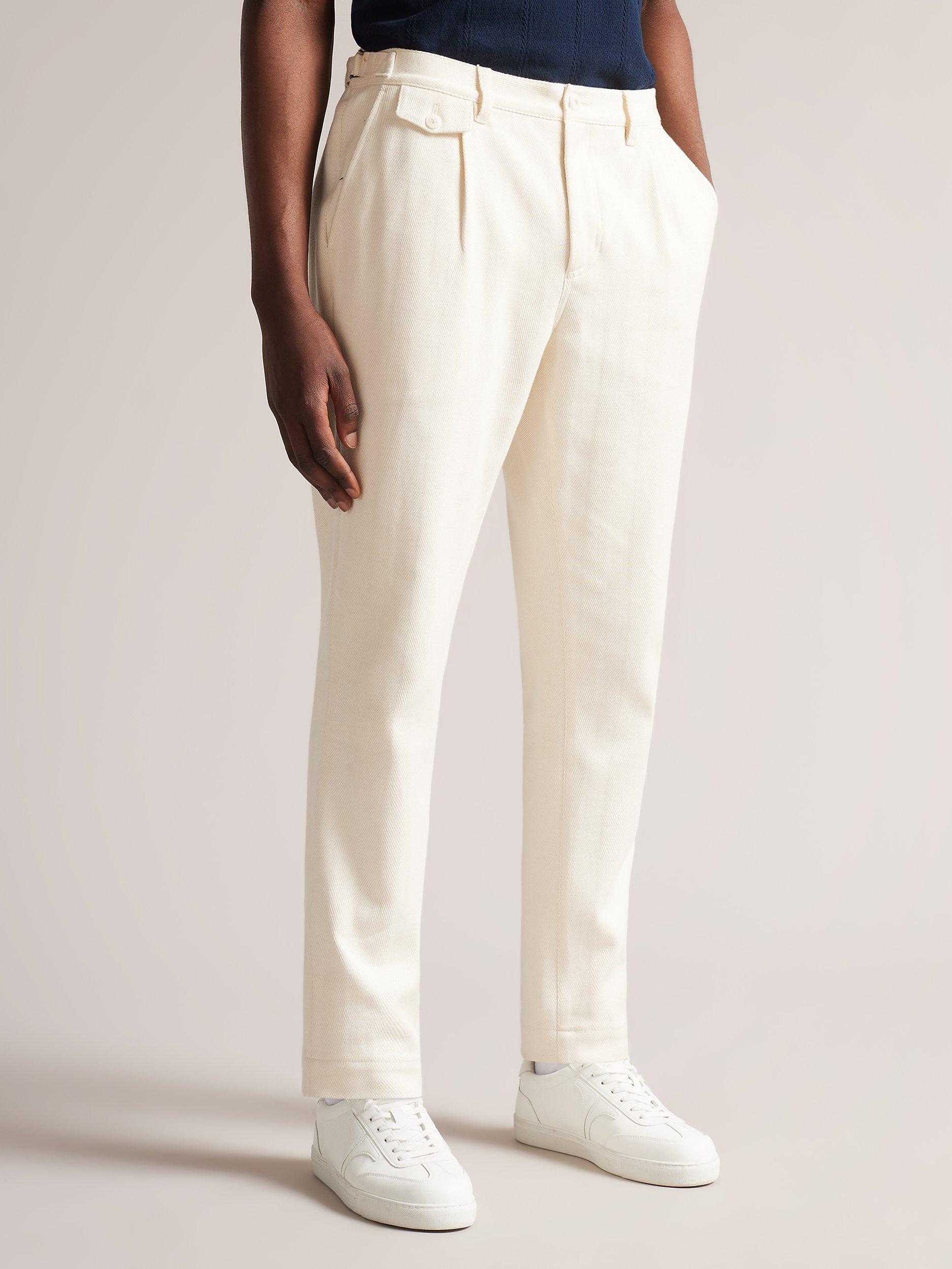 Ted Baker Dacite Camburn Fit Heavy Trousers, Natural