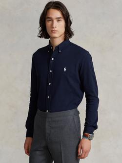 Polo Ralph Lauren Featherweight Mesh Oxford Shirt, Aviator Navy