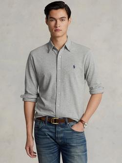 Polo Ralph Lauren Featherweight Mesh Oxford Shirt, Andover Heather