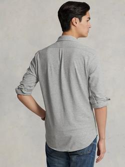 Polo Ralph Lauren Featherweight Mesh Oxford Shirt - view 2, Andover Heather