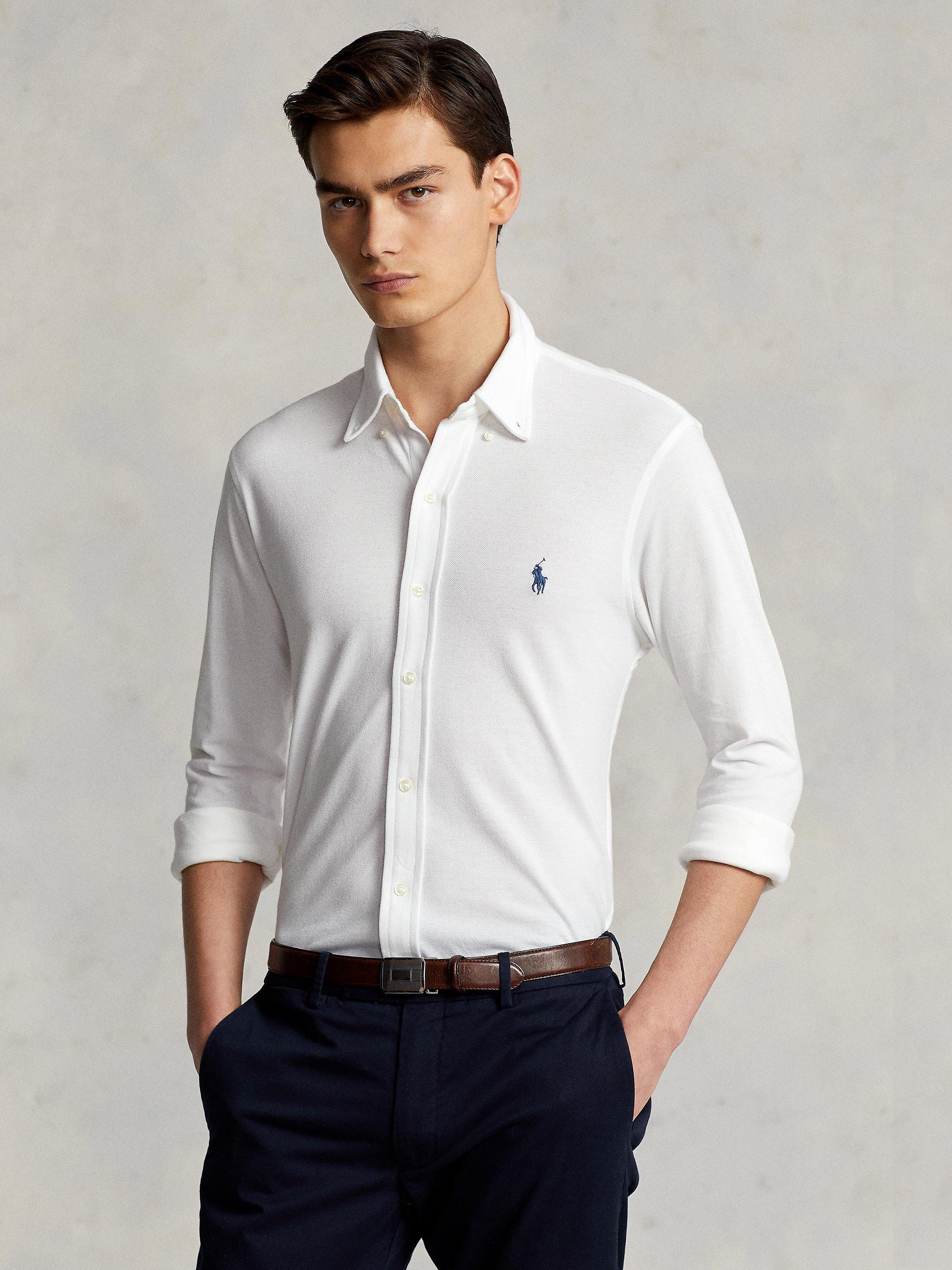 Polo ralph lauren white oxford shirt hotsell