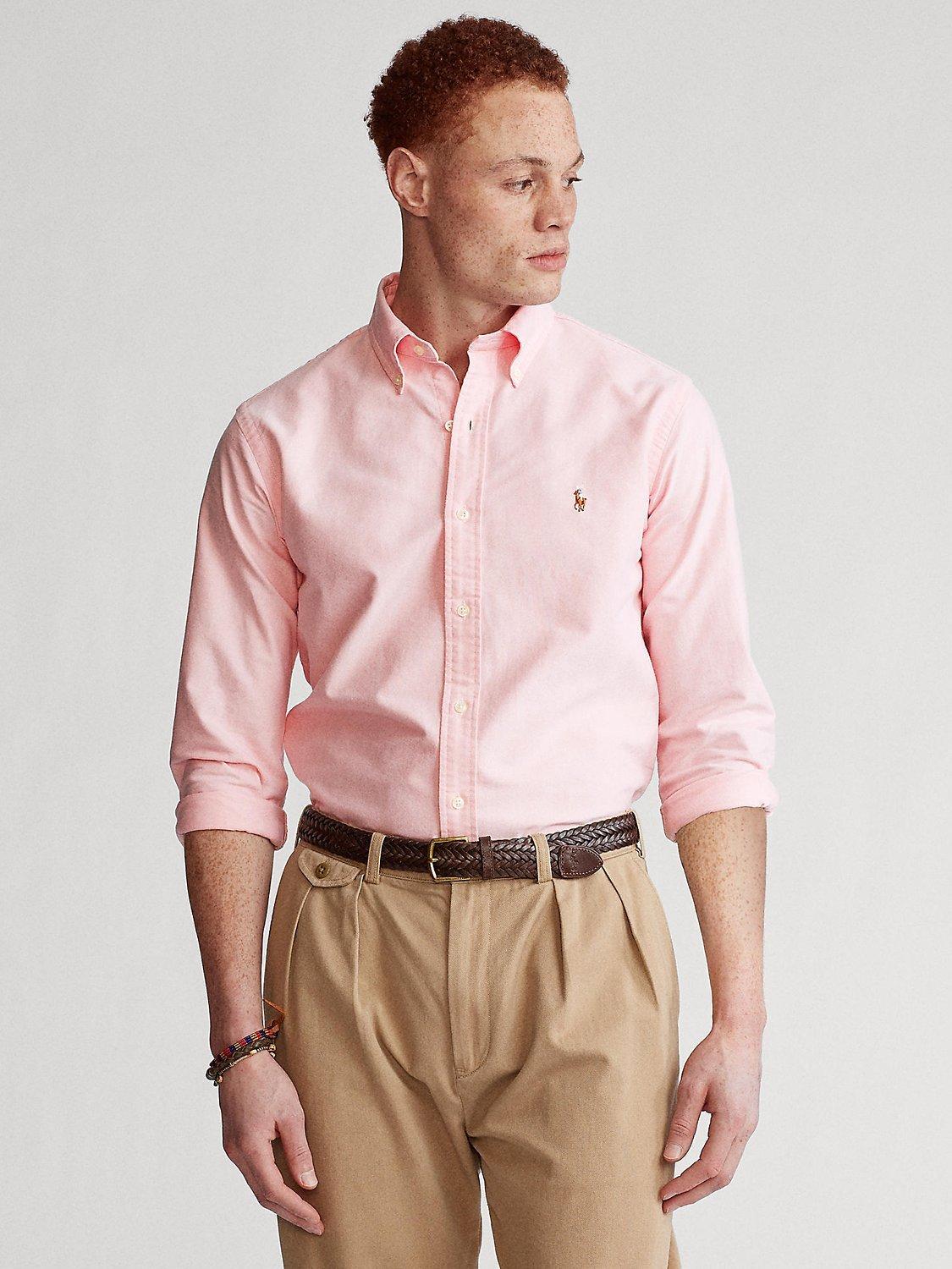 Polo Ralph Lauren Custom Fit Oxford Shirt Pink