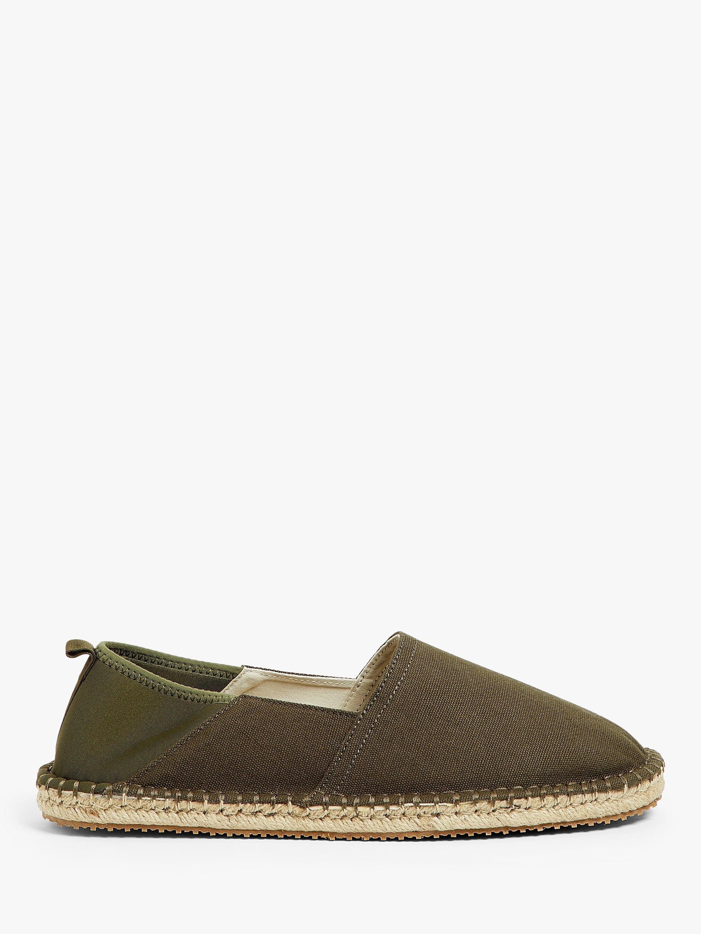 John Lewis ANYDAY Espadrilles, Olive, 7