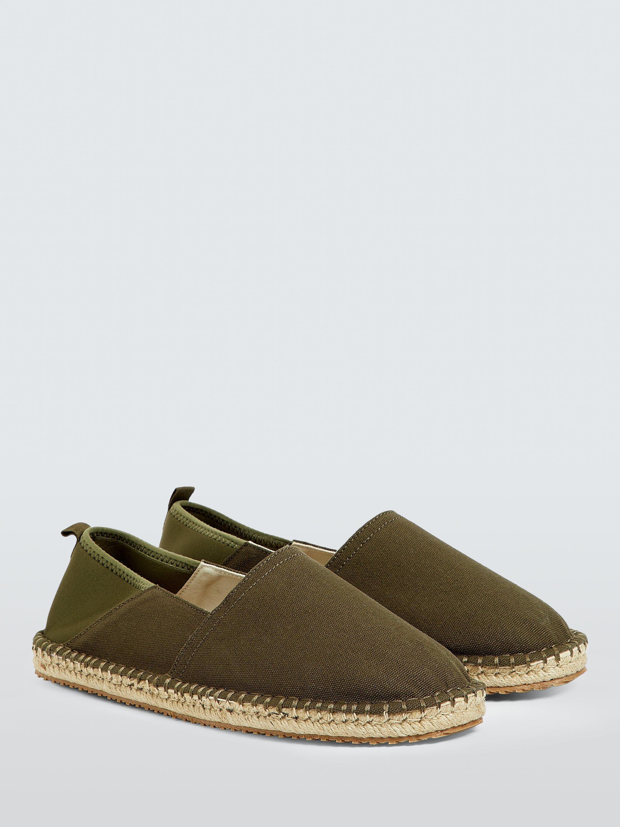 John Lewis ANYDAY Espadrilles, Olive, 7