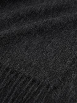 Reiss Picton Cashmere Blend Scarf - view 2, Charcoal