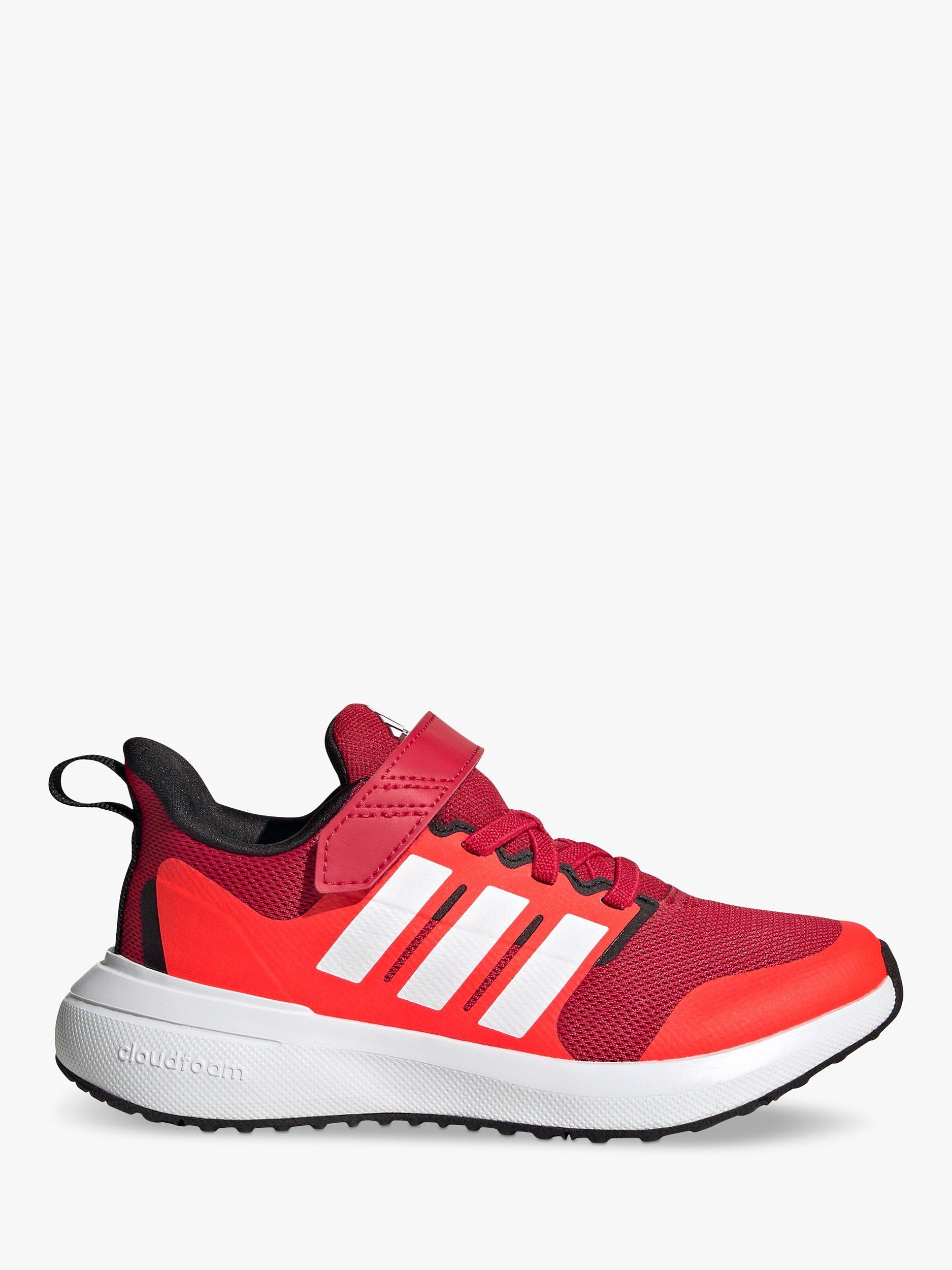 adidas Kids' FortaRun 2.0 Riptape Running Shoes, Better Scarlet/Cloud White/Solar Red