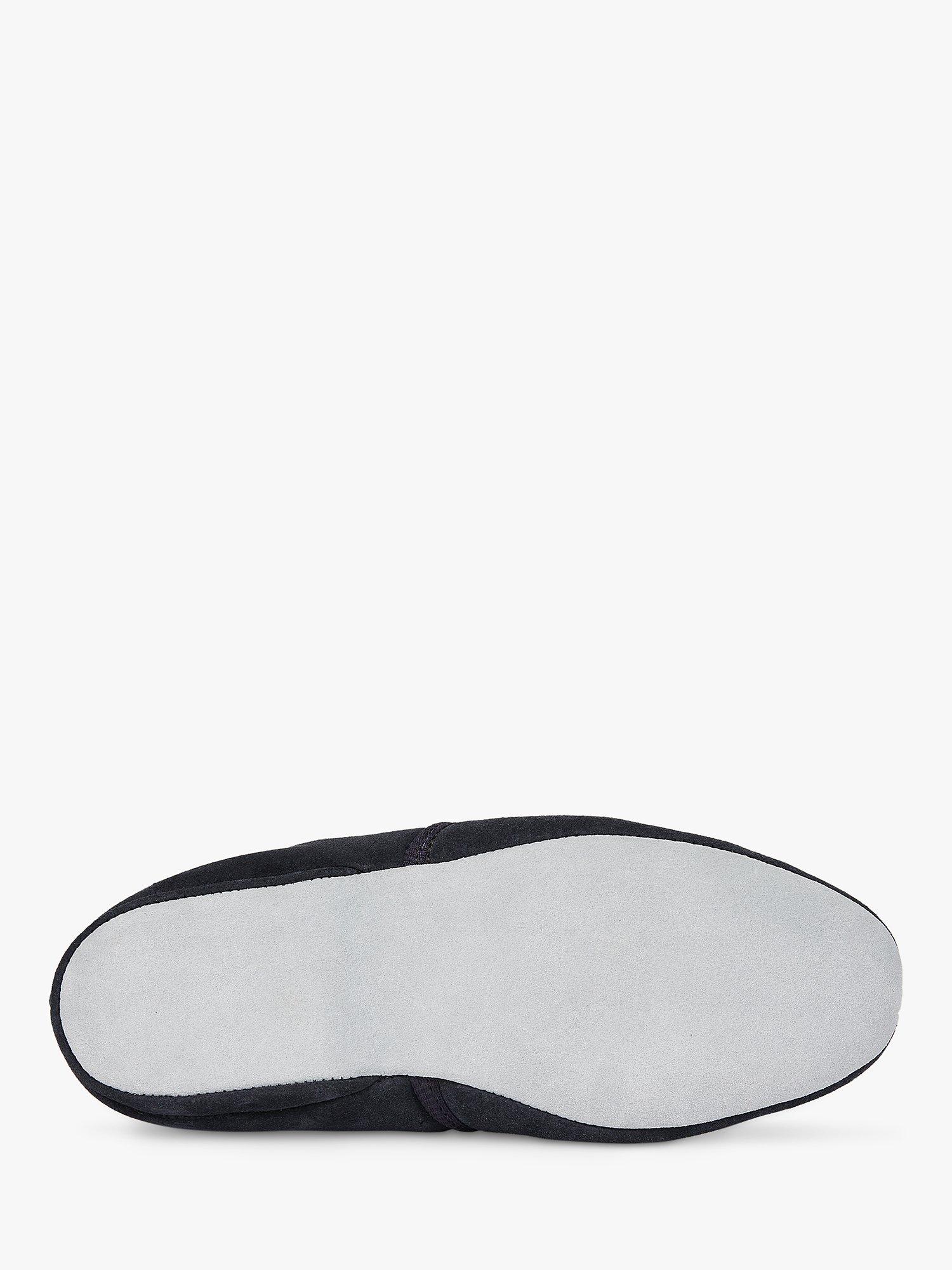 Product image 7 of 7, which shows Celtic & Co. Men's Windsor Sheepskin Slippers, Navy, 6