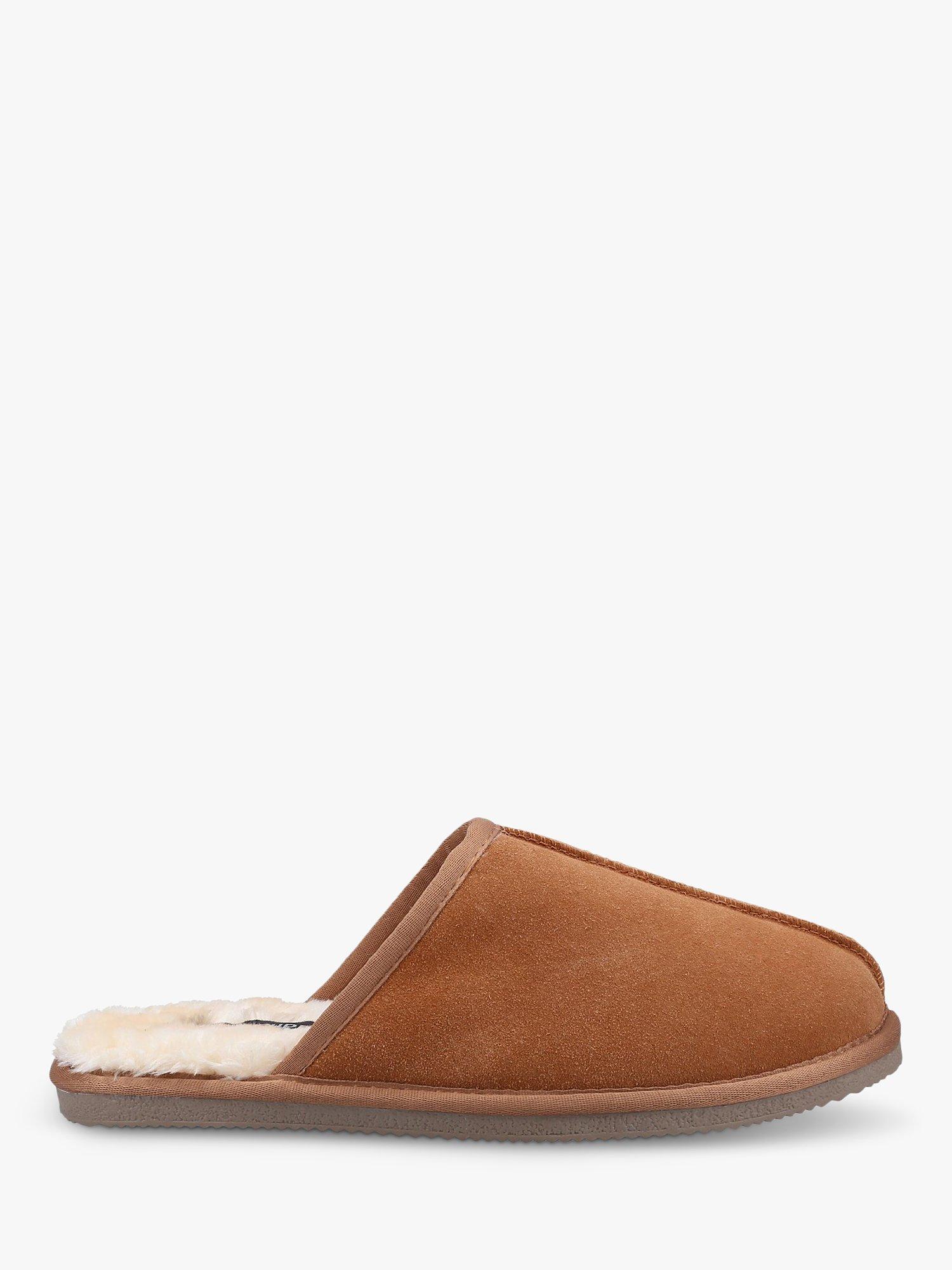 Hush Puppies Coady Suede Leather Slippers, Tan