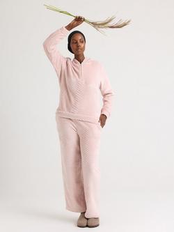Pretty You London Cosy Chevron Lounge Suit, Rose