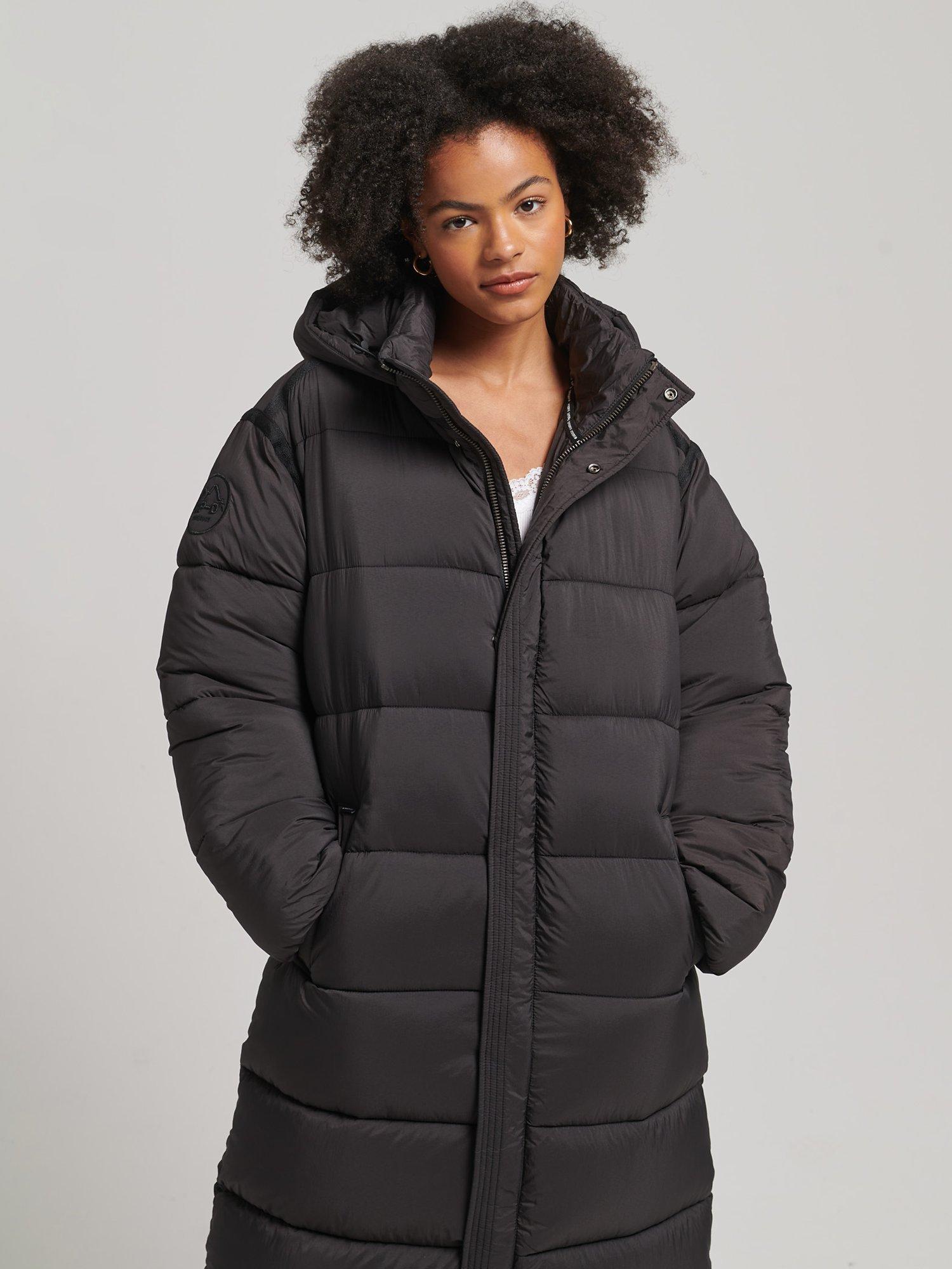 Superdry Cocoon Longline Puffer Coat