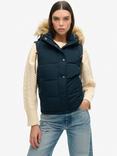 Superdry Everest Faux Fur Hooded Gilet