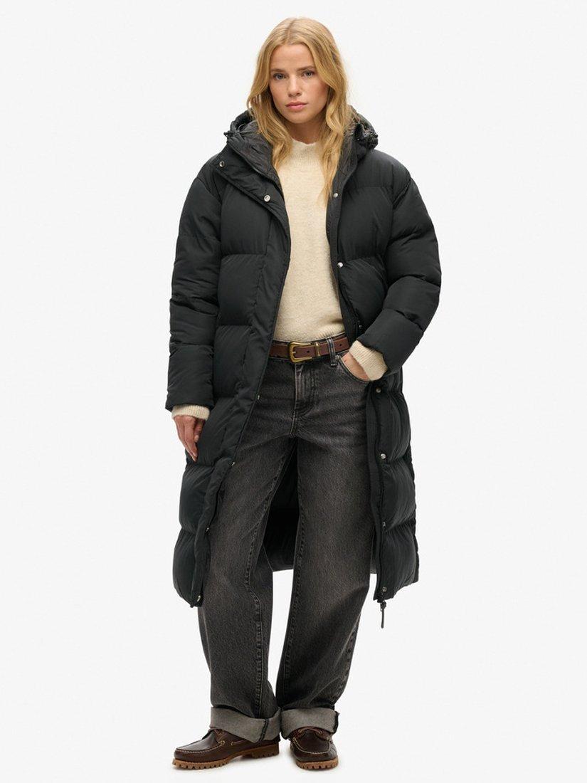 Superdry Hooded Longline Puffer Coat